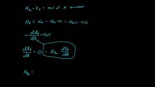 Batch Reactor Time Equation [upl. by Aserehtairam]