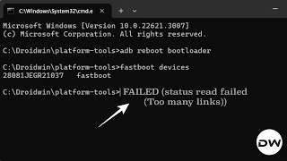 How to Fix FAILED status read failed Too many links [upl. by Missy]