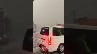 Swabi SwabiWeather Swabi storm snowfall at swabi swabiwall kpk pti viralvideo reels [upl. by Ennaear]