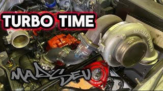 Fitting turbo to the rx8 [upl. by Ativet836]