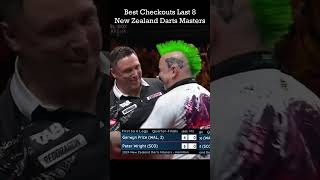 Best Checkouts 🎯 New Zealand Darts Masters Day 2 [upl. by Bixler]