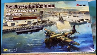 Flyhawk Seaplane diorama in 1700 scale  in box review [upl. by Kerri]