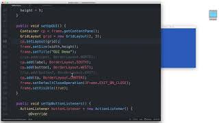 Part 12  How to Use Java GridLayout  Java GUI Tutorial [upl. by Thomasine]