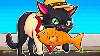 Me convertí en un gato 🐈🏙️🐈‍⬛ SILVIOGAMER en Little Kitty Big City 🐟 [upl. by Bartholomew]