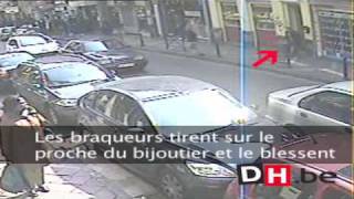 Exclusif la vidéo du braquage meurtrier à Ixelles [upl. by Ketty]