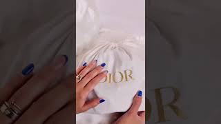 Unboxing the mini saddle from Dior dior diorbag luxury luxurylifestyle classy [upl. by Stringer]