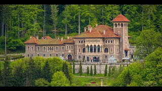 Cantacuzino Castle  Busteni  Romania in Ultra 4K [upl. by Vaasta]