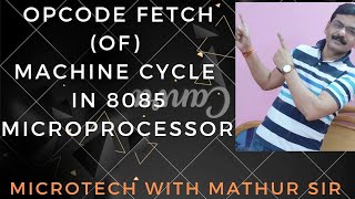 L25  8085  Timing diagram of Opcode Fetch OF Machine cycle in 8085  OF mc cycle in 8085 [upl. by Buehler]