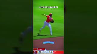 Which Play Was Better edit mlb baseball [upl. by Imoian594]