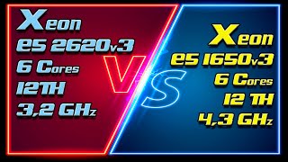 Xeon E5 2620v3 3200MHz vs Xeon E5 1650v3 4300MHz Unlock Turbo Boost  Undervolting [upl. by Em197]