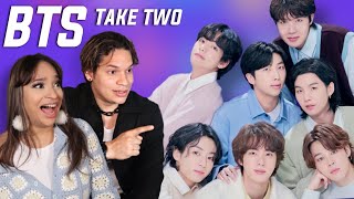 Waleska amp Efra react to BTS 방탄소년단  Take Two Live Clip [upl. by Akcire]