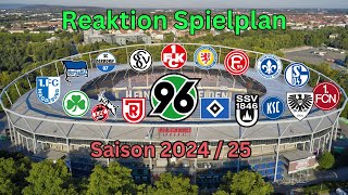 Reaktion Spielplan 2024  25 [upl. by Eido]