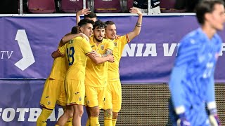 REZUMAT ROMANIA U21  ELVETIA U21 31  TOATE GOLURILE SI FAZELE IMPORTANTE  CALIFICARE EURO 2025 [upl. by Kersten531]