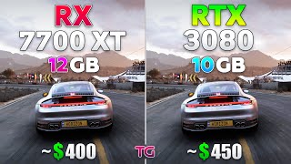 RX 7700 XT vs RTX 3080  Test in 10 Games [upl. by Rogovy452]