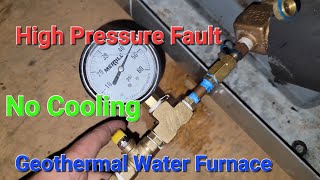 Geothermal Water Furnace High Pressure Fault No Cooling geothermal hvac [upl. by Tesler757]