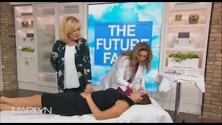 eDermaStamp by Dermaroller on Marilyn Denis [upl. by Nrublim396]