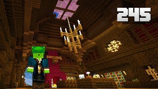 Lets Play Minecraft  Ep245  Grand Living Room FinishedVillager Professions [upl. by Scheider752]