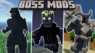 TOP 10 MELHORES MODS DE BOSSES PARA O MINECRAFT [upl. by Livi]