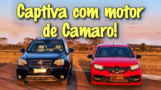 CAPTIVA V6 36 4X4 vs SANDERO RS 20 ALGUÉM ARRISCA ALGUM PALPITE AQUI [upl. by Avlem]