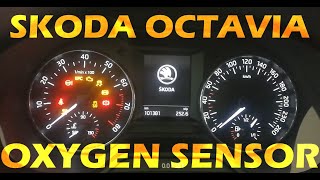 Skoda Octavia 14 TSI  Oxygen sensor replacement  P219600 [upl. by Court]