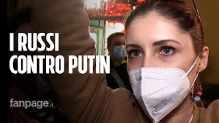 Comunità russa contro Putin quotSiamo contro la guerra diamo voce a chi manifesta a Moscaquot [upl. by Oiralih]