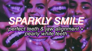 ⚜️STRAIGHT amp WHITE TEETH Subliminal  perfect jaw amp healthy oral cavity XT01 [upl. by Nosnor]