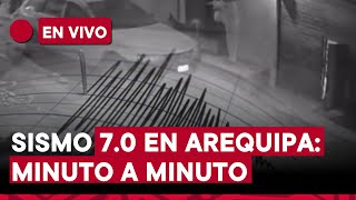 Sismo de 70 en Arequipa EN VIVO reporte minuto a minuto de TVPerú Noticias en Caravelí [upl. by Dean]