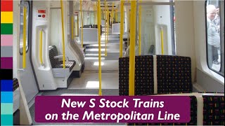 New SStock Trains on the Metropolitan Line [upl. by Alliuqat]