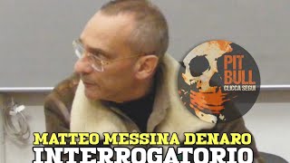 Matteo Messina Denaro laudio integrale dellunico interrogatorio del boss [upl. by Chrisman]