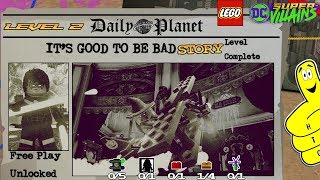 Lego DC SuperVillains Level 2  It’s Good To Be Bad STORY  HTG [upl. by Lednem]