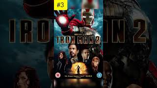 TOP 5 IRON MAN MOVIES avengers ironman top trending movies viralvideo shorts ytshorts [upl. by Azeel]