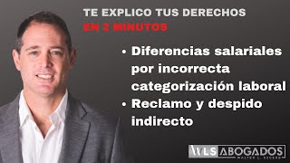 Diferencias salariales por mala categorización en Argentina [upl. by Rae742]