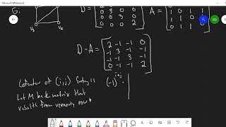 Matrix Tree Theorem [upl. by Ellah]