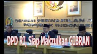 DPD RI Siap Makzulkan GIBRAN [upl. by Artimid961]