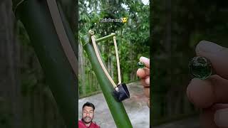 Bamboo creations with Simple Bamboo Idea Bamboo Diy Slingshots Bambooart [upl. by Zoi]