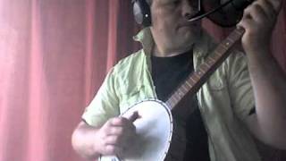 Picking grandpas tenor banjo tuned to DGdg [upl. by Ylatfen]