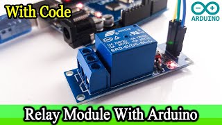 How to use 5v relay module  Arduino UNO with 5v relay module Code and circuit diagram [upl. by Akirre306]