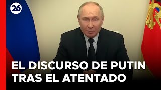 🚨 ATENTADO EN RUSIA  EN VIVO  𝗣𝘂𝘁𝗶𝗻 quot𝗖𝗮𝘀𝘁𝗶𝗴𝗮𝗿𝗲𝗺𝗼𝘀 𝗮 𝗹𝗼𝘀 𝘁𝗲𝗿𝗿𝗼𝗿𝗶𝘀𝘁𝗮𝘀quot [upl. by Angelita]