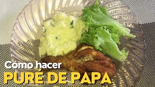 Cómo hacer PURÉ DE PAPA fácil y rápido [upl. by Notnerb205]