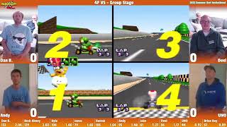 Mario Kart 64 Tournament  2022 Summer Kart Invitational  Group Stage 1012 [upl. by Iorgos]