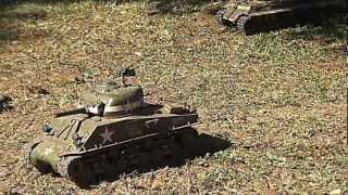 SHERMAN TANK WWII RC MODEL IN ACTION licmastank henglongpanzer [upl. by Hightower130]