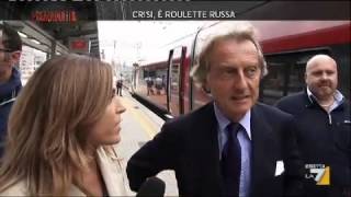 Piazzapulita  LINTERVISTA A MONTEZEMOLO [upl. by Chas]