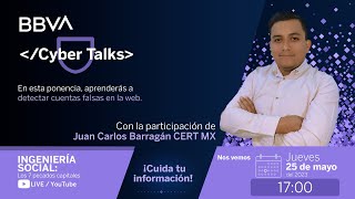 Cyber Talks Ingeniería Social los 7 pecados capitales [upl. by Asira]