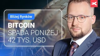 Bitcoin spada poniżej 42 tys USD  Bliżej Rynków 27122023 [upl. by Katt]