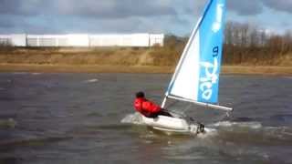 Dinghy Sailing on the River Mersey at Liverpool Sailing Club [upl. by Idissak]