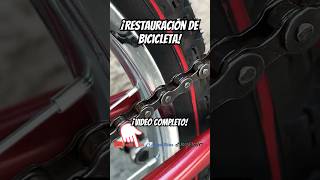 Restauración de bicicleta joserios automobile bikemaintenance restoration bikelover tips [upl. by Nylyrehc]