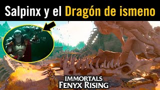 Recuperamos el salpinx del Dragón de ismeno protector  Immortals Fenyx Rising  Gameplay Xbox SX [upl. by Leahplar]