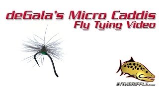 deGalas Micro Caddis Fly Tying Video Instructions [upl. by Enyahc]