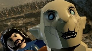 LEGO The Hobbit PS4 100 Guide  Chapter 3  Azog the Defiler All Minikits [upl. by Enowtna]