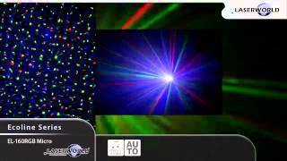 Laserworld EL160 RGB Micro Red  Green  Blue Cluster Laser [upl. by Hoye]